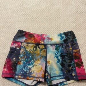 Vibrant Multicolor Women's Athletic Shorts